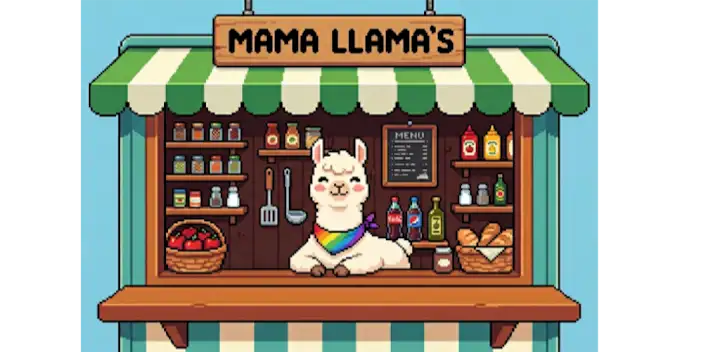 Mama Llama's — Android game banner
