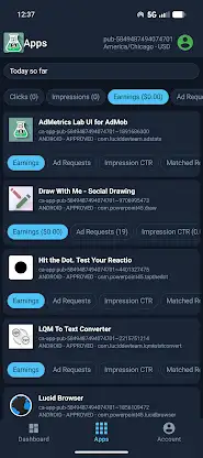 AdMetrics Lab UI for AdMob screenshot 3