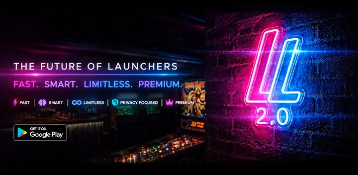 Lucid Launcher 2 — Android app banner
