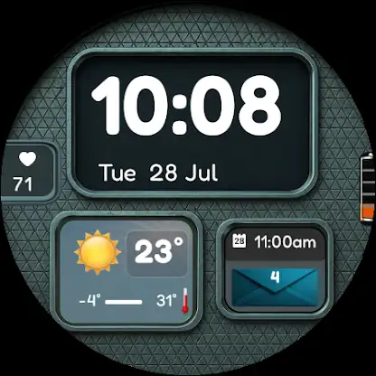 Big Time Weather watch face screenshot 8