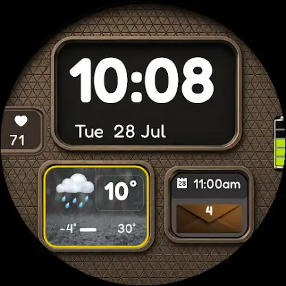 Big Time Weather watch face screenshot 7