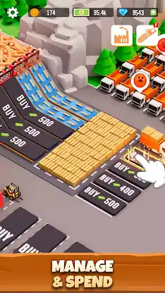 Idle Lumber Empire: Jeu Tycoon screenshot 2