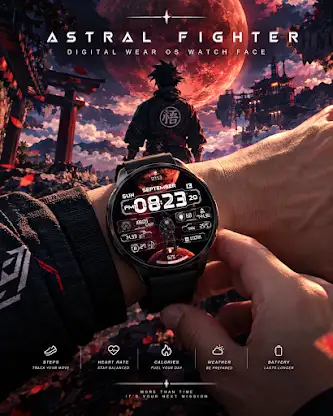 Astral Fighter: Wear OS Watch screenshot 1