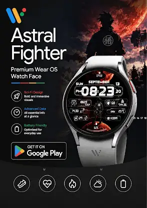 Astral Fighter: Wear OS Watch screenshot 5