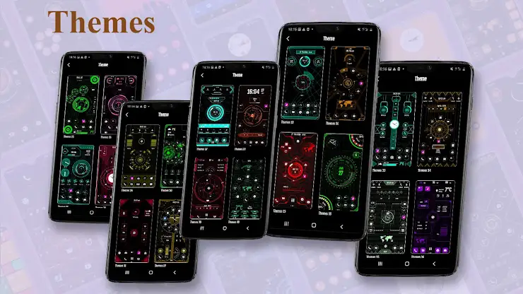 Hi-tech Themer Launcher 2024 screenshot 8