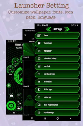Hi-tech Themer Launcher 2024 screenshot 6