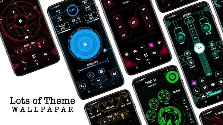 Hi-tech Themer Launcher 2024 screenshot 3