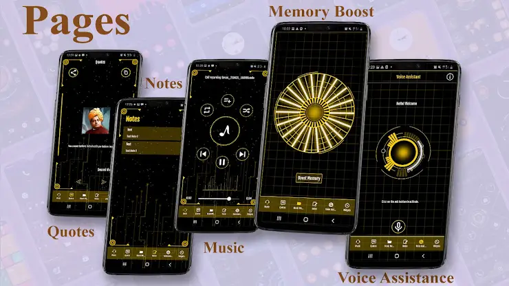 Hi-tech Themer Launcher 2024 screenshot 2