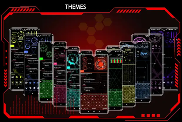 Cyber Hi-tech Launcher 2024 screenshot 2