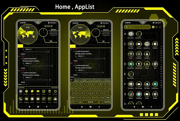 Cyber Hi-tech Launcher 2024 screenshot 3