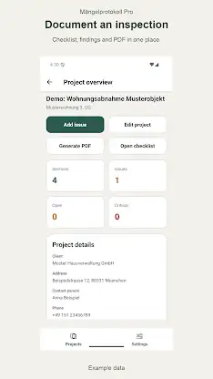 Mängelprotokoll Pro screenshot 3