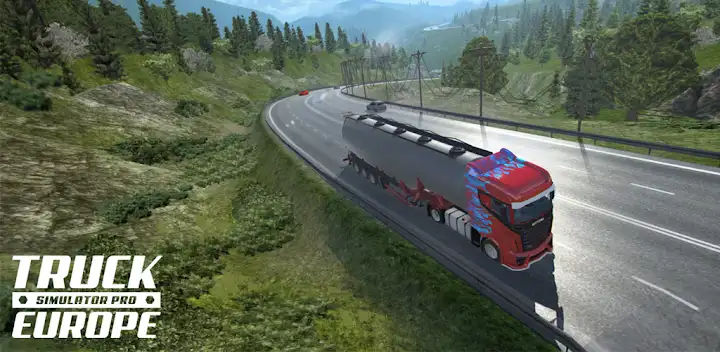 Truck Simulator PRO Europe — Android game banner