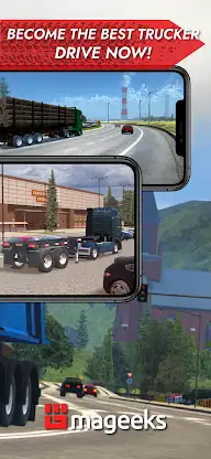 Truck Simulator PRO Europe screenshot 4
