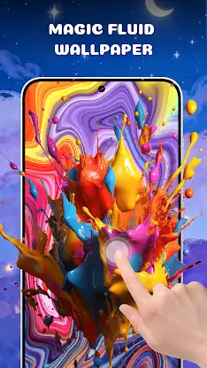 Fluid Magic: Live Wallpaper 4D screenshot 1
