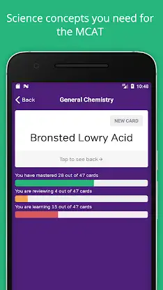 MCAT Prep: MCAT Flashcards screenshot 2