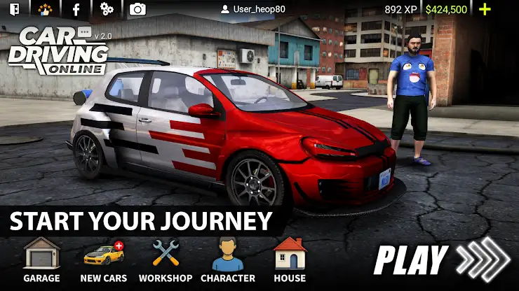 Car Driving Online: Open World screenshot 1