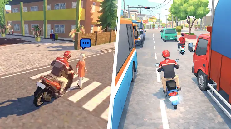 Ojol Life: Food Delivery Game screenshot 2