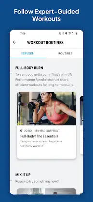Map My Fitness Workout Tracker screenshot 1
