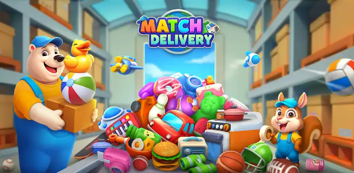 Match Delivery Triple Match 3D — Android game banner
