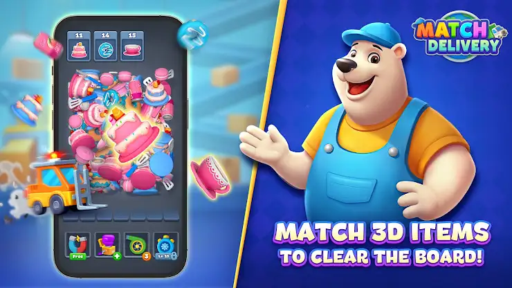 Match Delivery Triple Match 3D screenshot 6