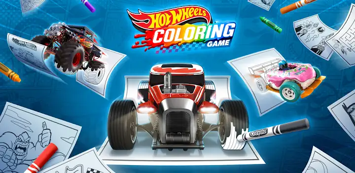Hot Wheels Coloring Game — Android game banner