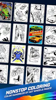 Hot Wheels Coloring Game screenshot 1