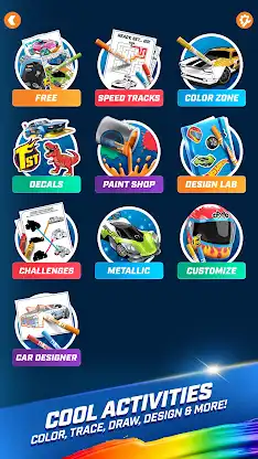Hot Wheels Coloring Game screenshot 4