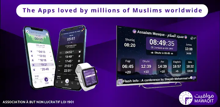 MAWAQIT for TV — Android app banner