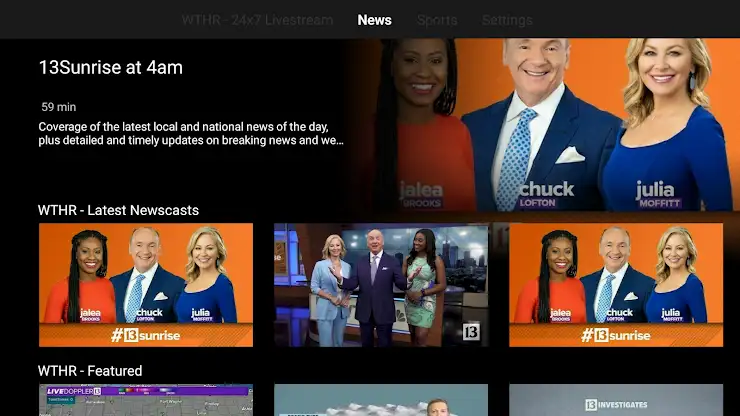 13 WTHR+ screenshot 2