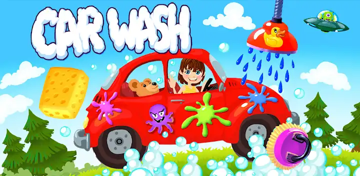 Car Wash Games for Kids — Android game banner