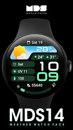 MDS14 Weather Watch Face screenshot 2