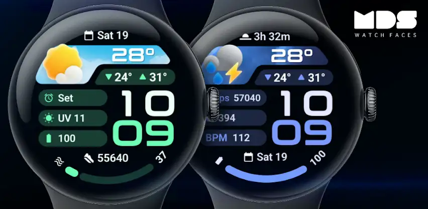MDS14 Weather Watch Face screenshot 1