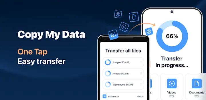 Copy My Data I Phone Transfer — Android app banner