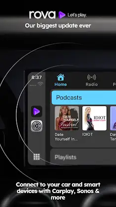 rova – radio, music, podcasts screenshot 8