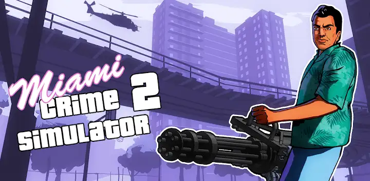 Miami Crime Simulator 2 — Android game banner