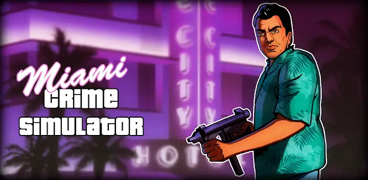 Miami crime simulator — Android game banner