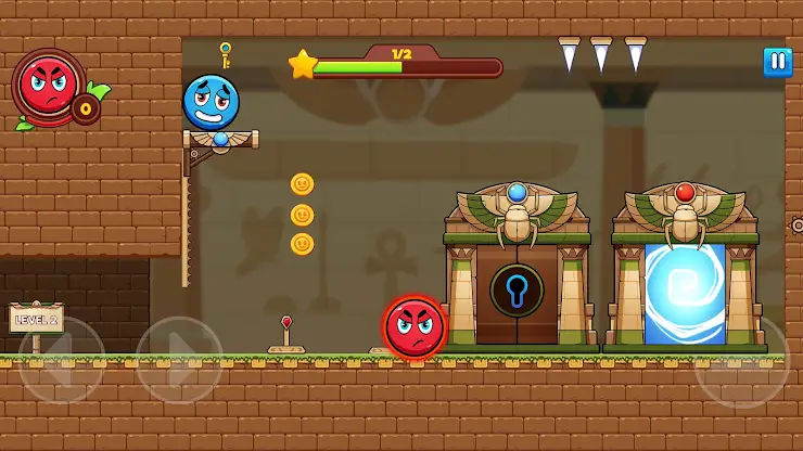 Red and Blue: Twin Color Ball screenshot 5