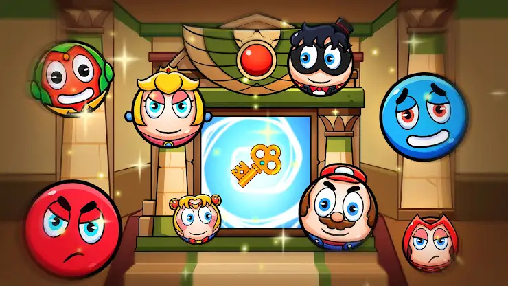 Red and Blue: Twin Color Ball screenshot 1