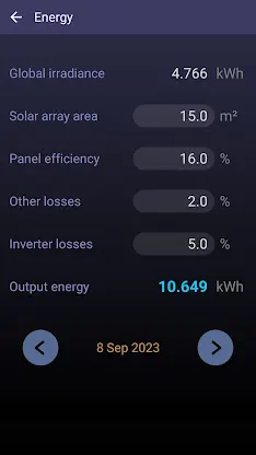 Solar Radiation screenshot 2