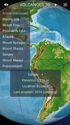 Volcanoes 3D screenshot 2