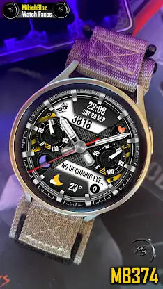 Analog Watch Face MB374 screenshot 1