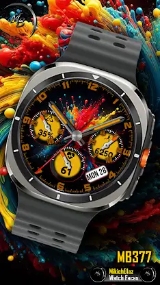 Analog Watch Face MB377 screenshot 1