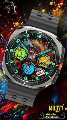 Analog Watch Face MB377 screenshot 5