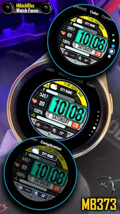 Digital Watch Face MB373 screenshot 6