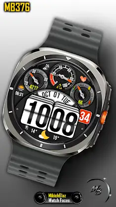 Digital Watch Face MB376 screenshot 2