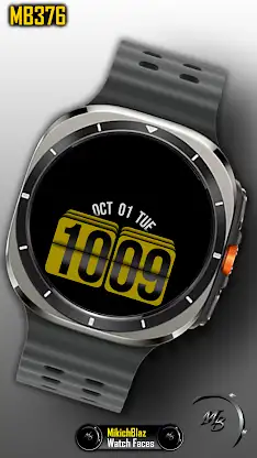 Digital Watch Face MB376 screenshot 6