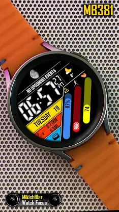 Digital Watch Face MB381 screenshot 1