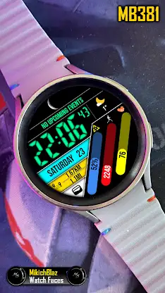Digital Watch Face MB381 screenshot 4