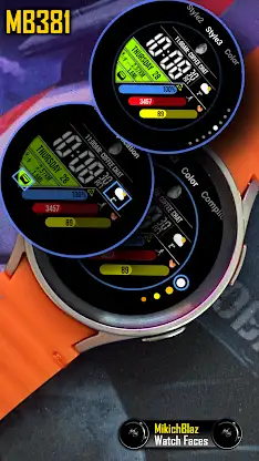 Digital Watch Face MB381 screenshot 6