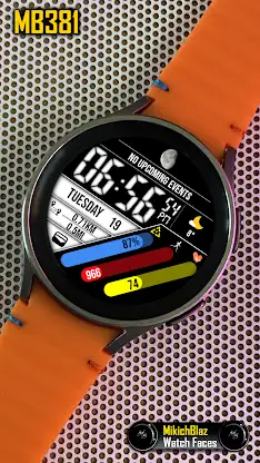 Digital Watch Face MB381 screenshot 3